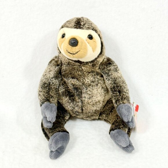 Ty Beanie Babies Slowpoke Sloth Plush Toy w/All Tags and Heart Protector (1999) - Picture 1 of 9